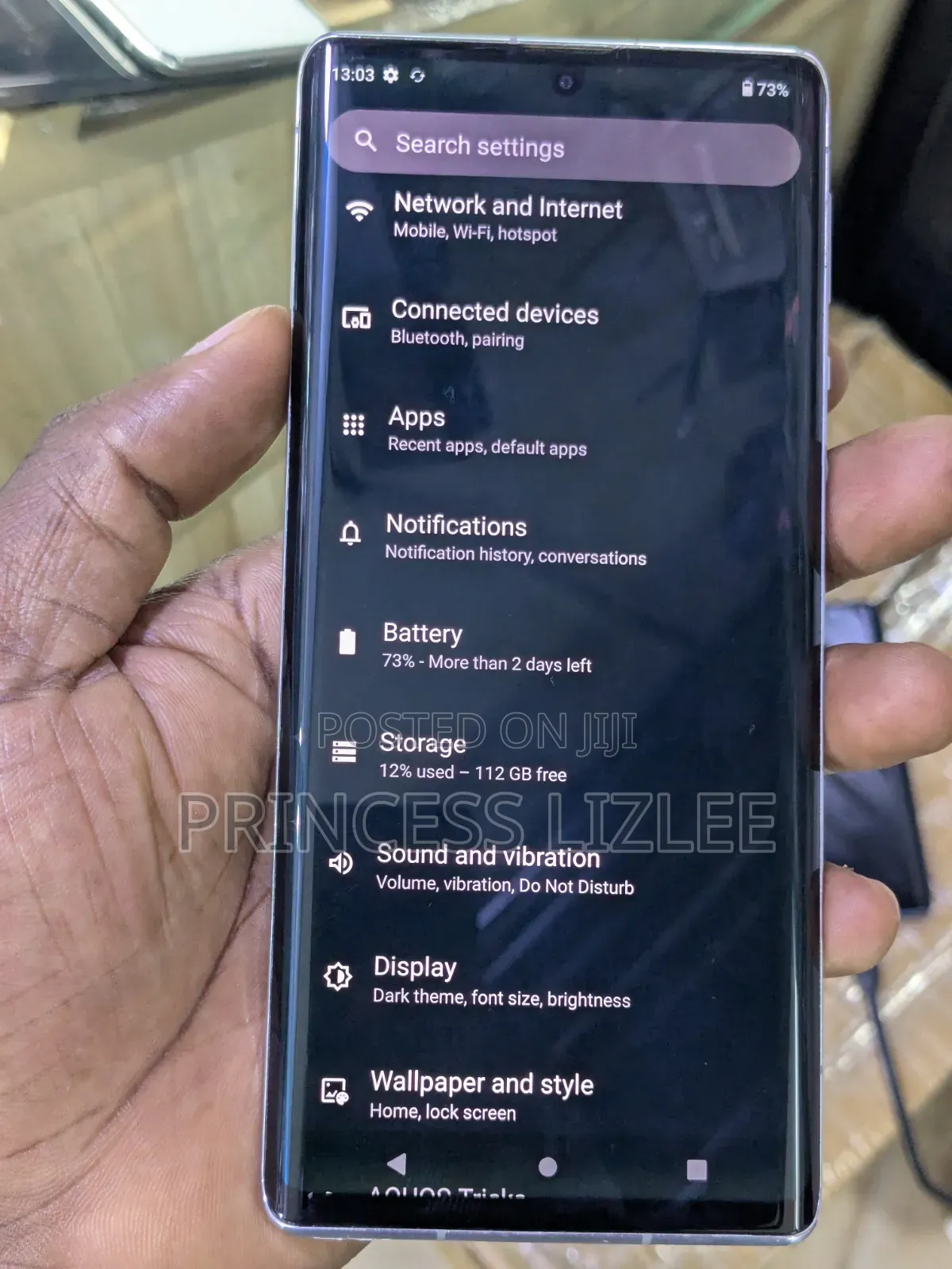 Sharp Aquos R6 128 GB Black