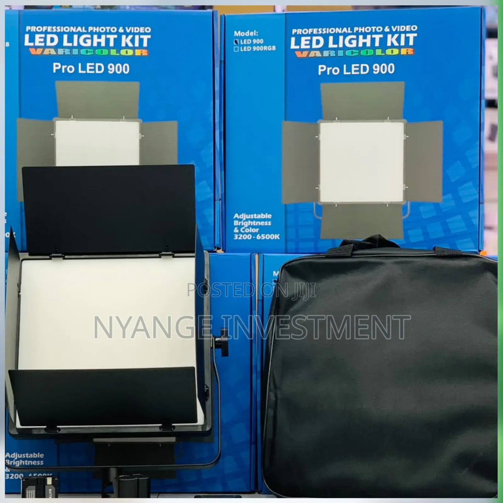 Pro Led 900 Professional Photo Video Led Kit With Battery and Bag