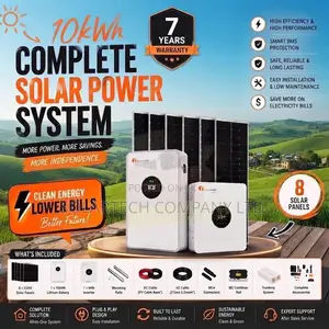 Complete 10kwh Solar Solution With 6000-Cycle Battery Warranty