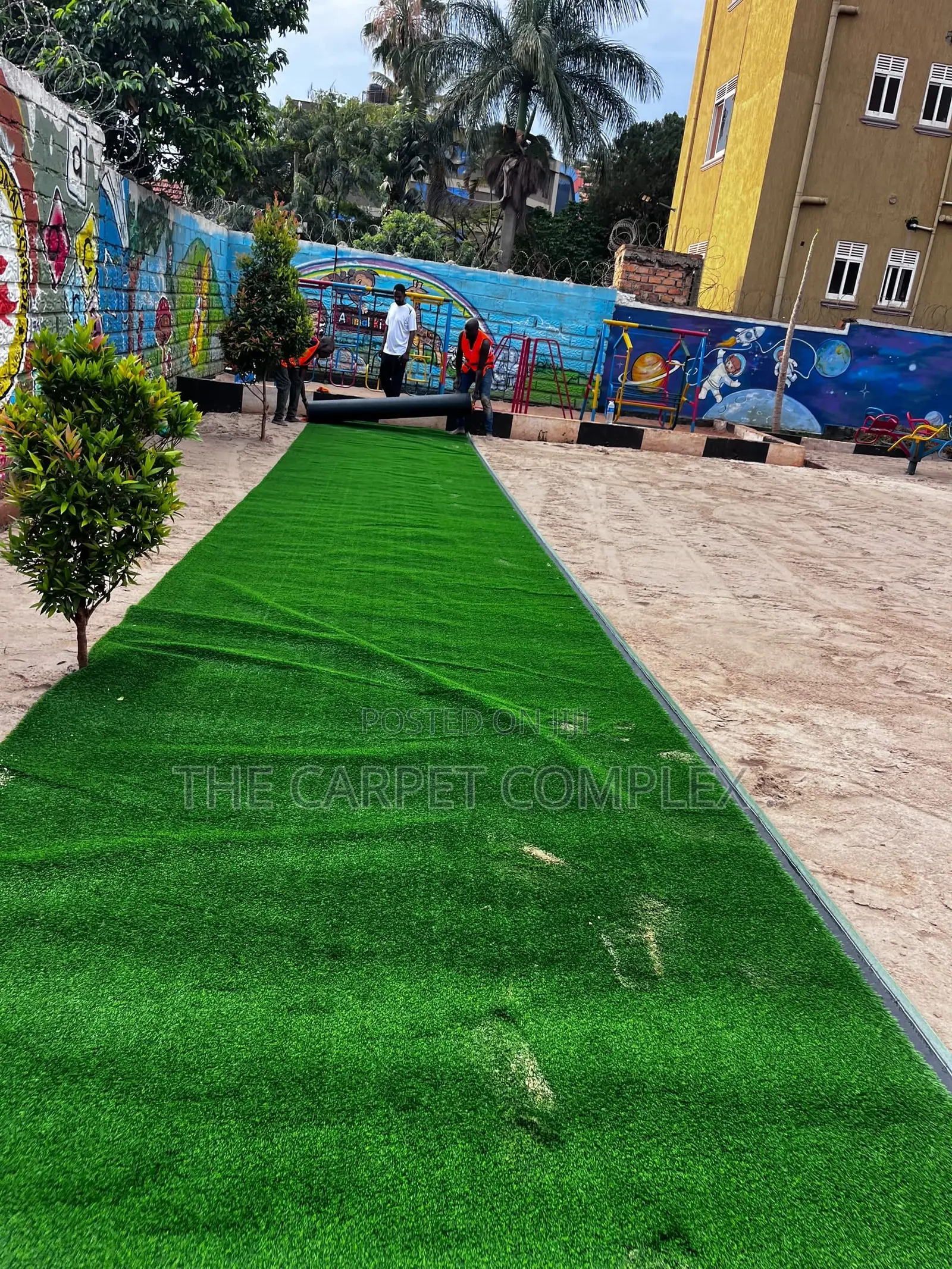 Grass Green Carpets Kids Friendly