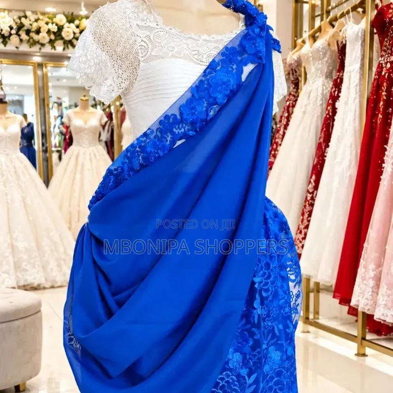 Mushanana – Elegant Royal Blue Traditional Outfit