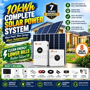 Professional 10kwh Solar Complete System With Full Protection Devices