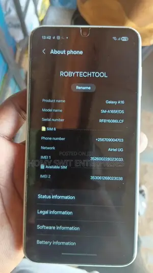 Samsung Galaxy A16 128 GB White