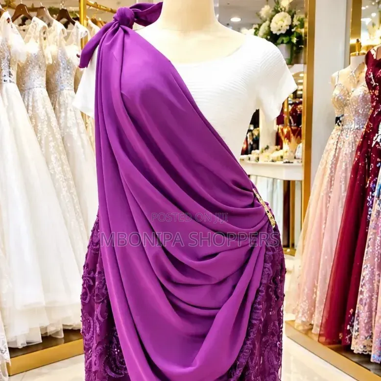 Mushanana – Elegant Purple Traditional Bridal Dress