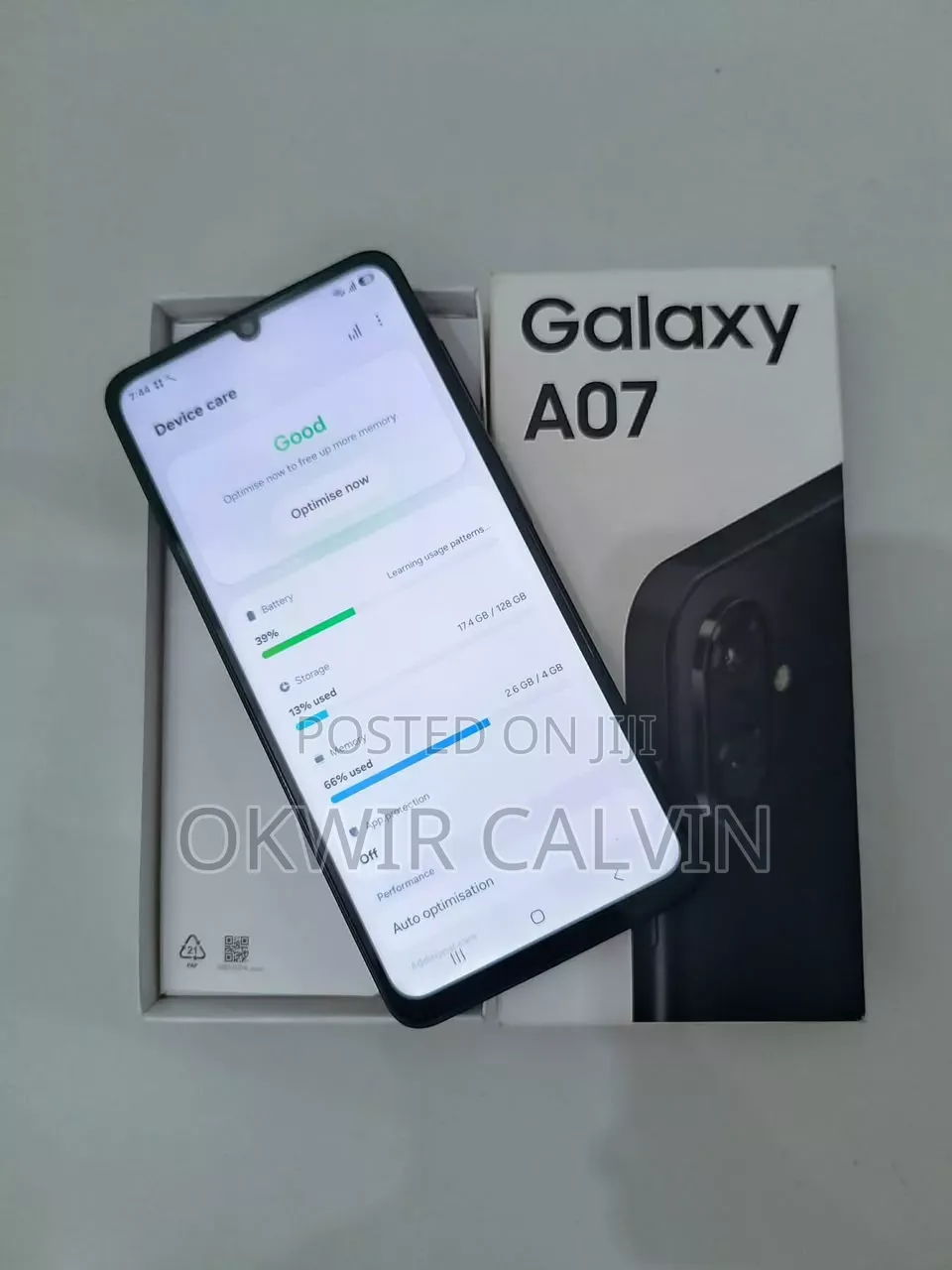 New Samsung Galaxy A07 5G 128 GB Black
