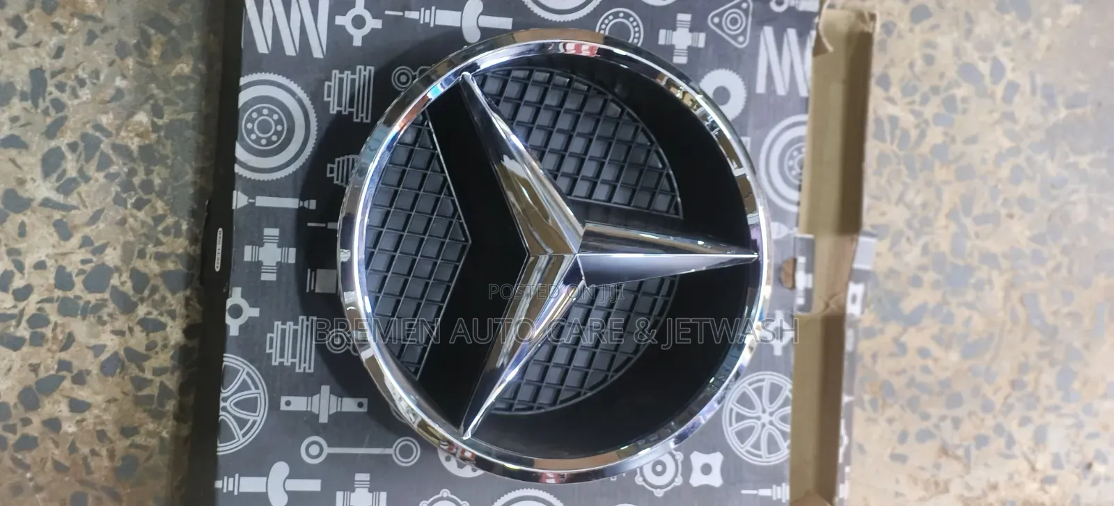 Benz W166 Front Hood Grille Badge