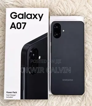 New Samsung Galaxy A07 5G 128 GB Black