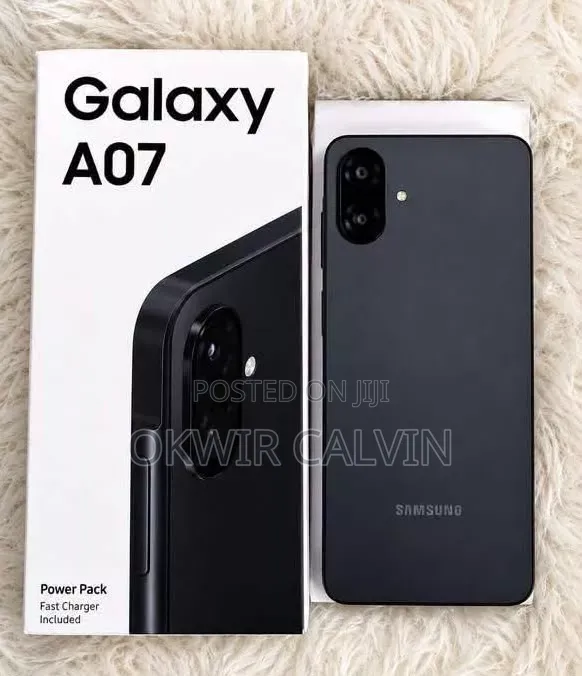 New Samsung Galaxy A07 5G 128 GB Black