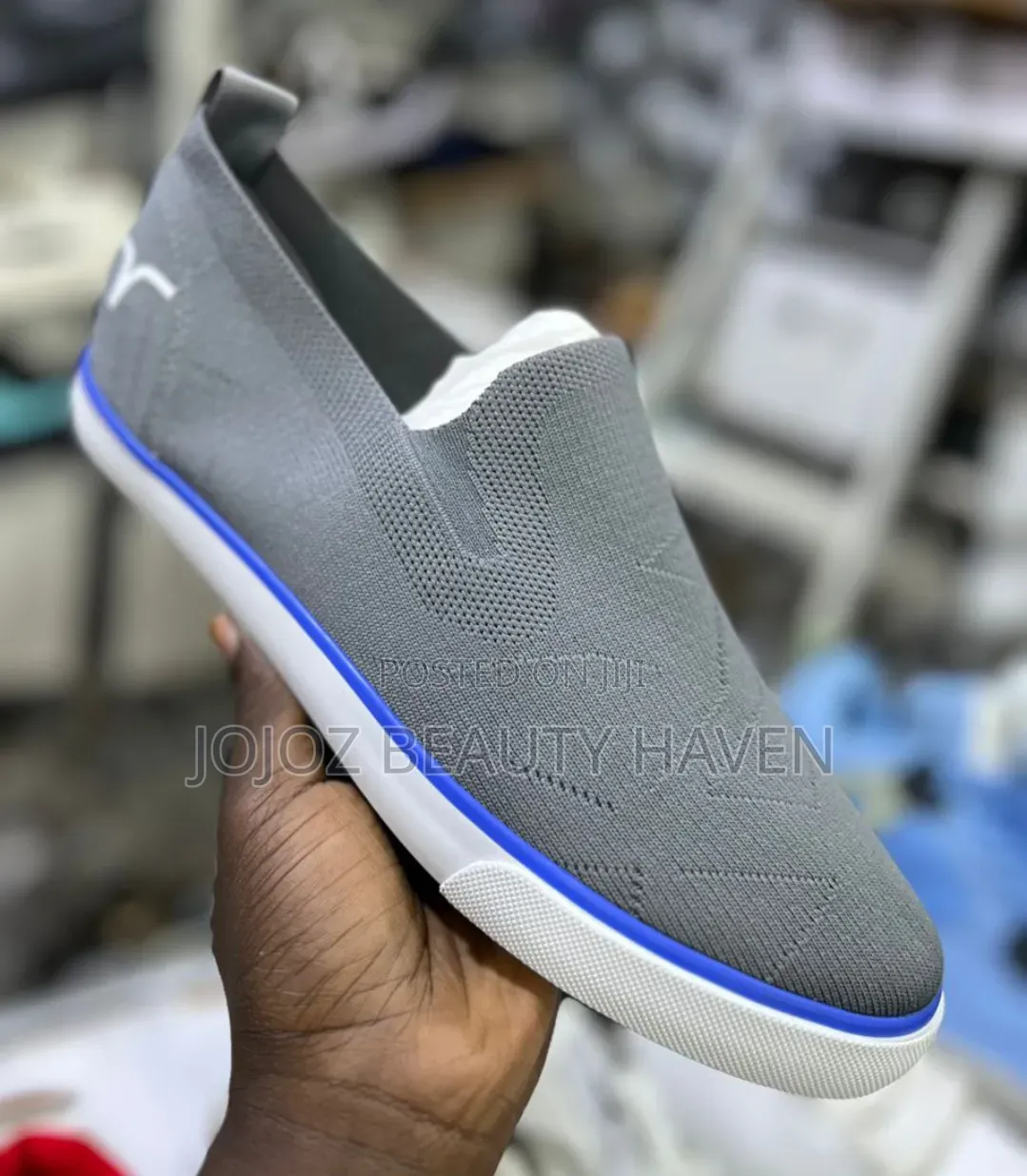 Men's Breathable Knit Slip-on Sneakers