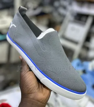 Men's Breathable Knit Slip-on Sneakers
