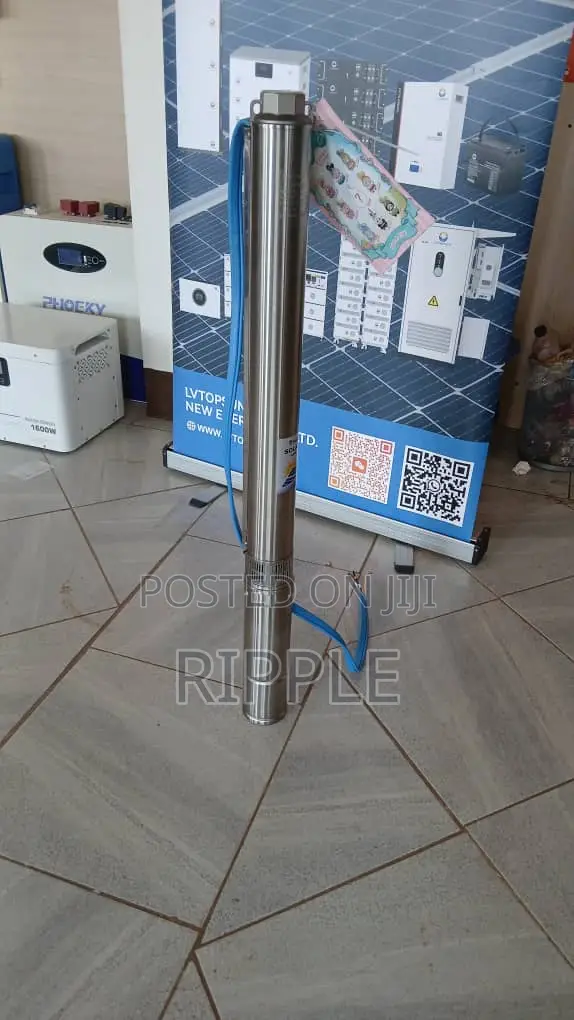 1100W AC/DC Hybrid Borehole Pump 125m 4000l/H Separate Controller