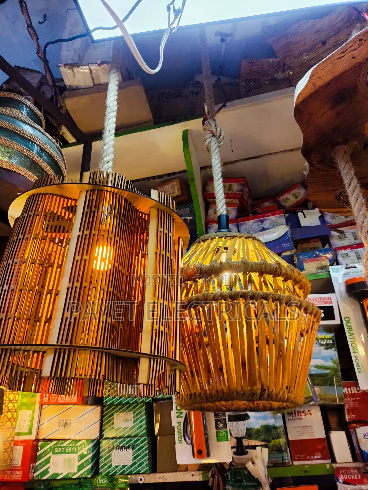 Wooden Craft Pendant Lamp