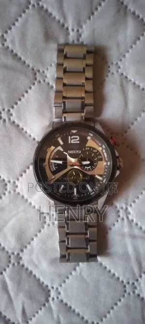 Nibosi Brand Silver Watch
