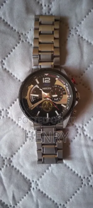 Nibosi Brand Silver Watch