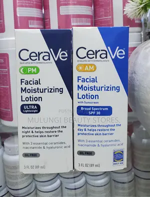 CeraVe AM and PM Facial Moisturizing Lotion Day and Night Set,
