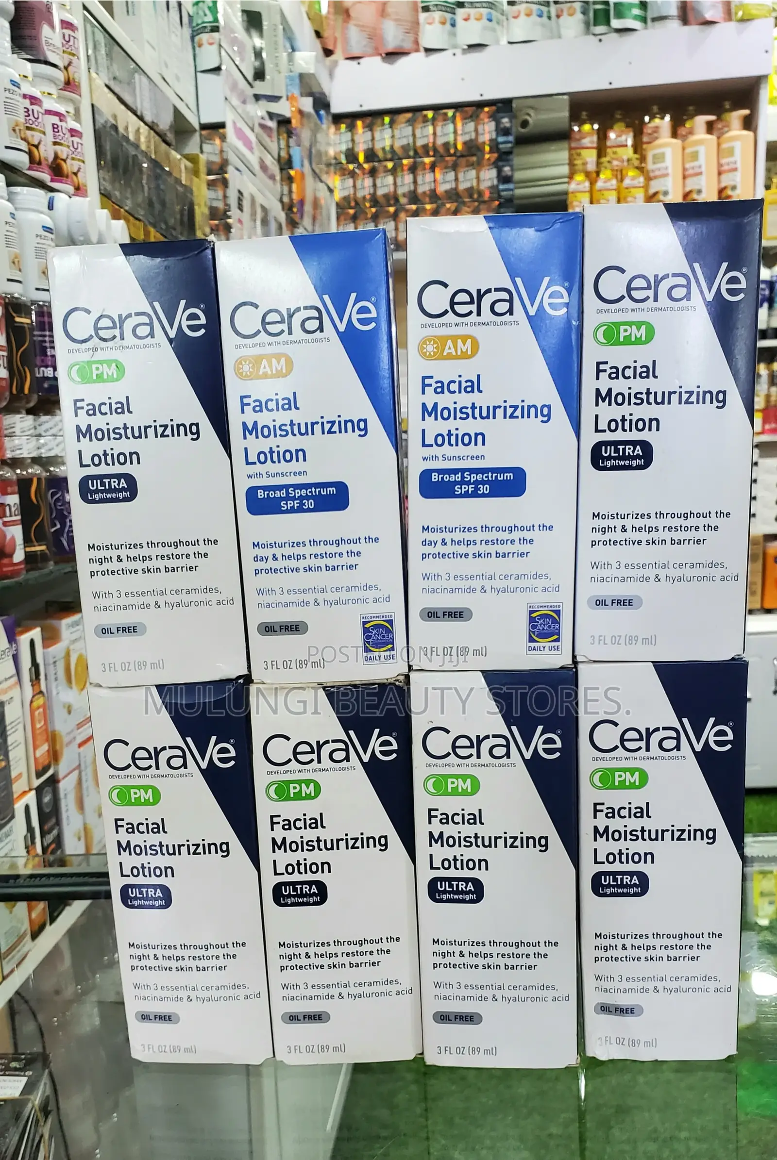 CeraVe AM and PM Facial Moisturizing Lotion Day and Night Set,