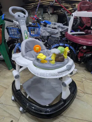 Round Baby Walker Black