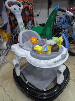 Round Baby Walker Black
