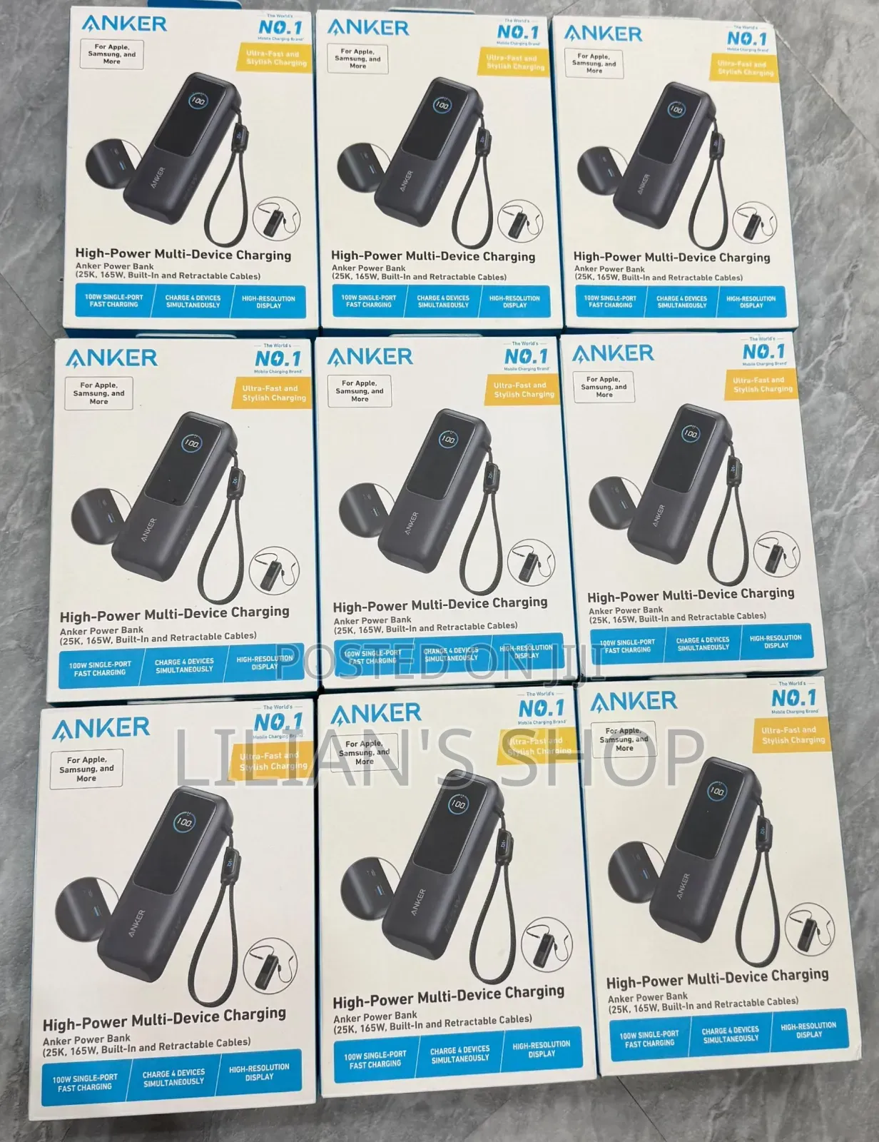 Anker Zolo Power Bank (25,000mAh, 165W)