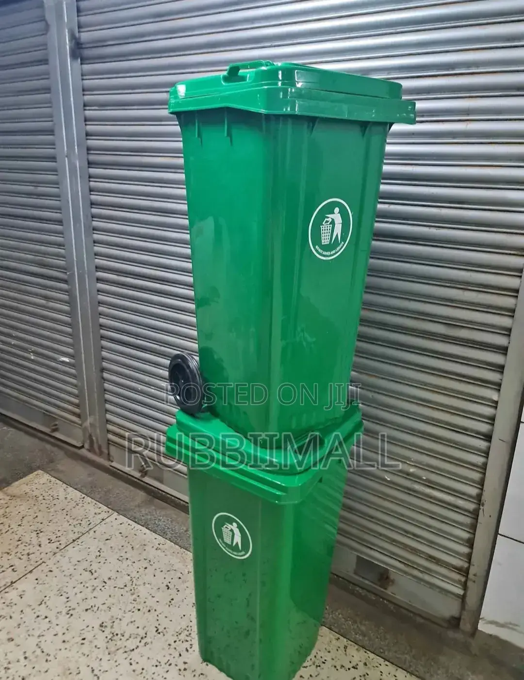 Green Garbage Can 120L / Dust Bin 120L