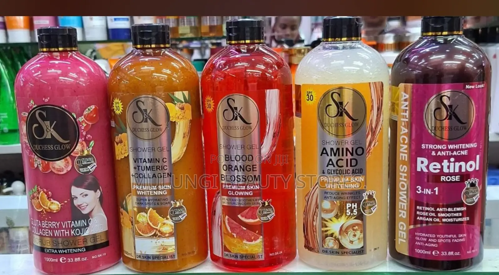 Purest Glow & Sk Dutches Faster Lightening Scrub Shower Gels