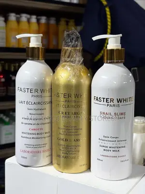 Faster White Paris Snail Slime 7Days Super Whitening Body Milk Lotion