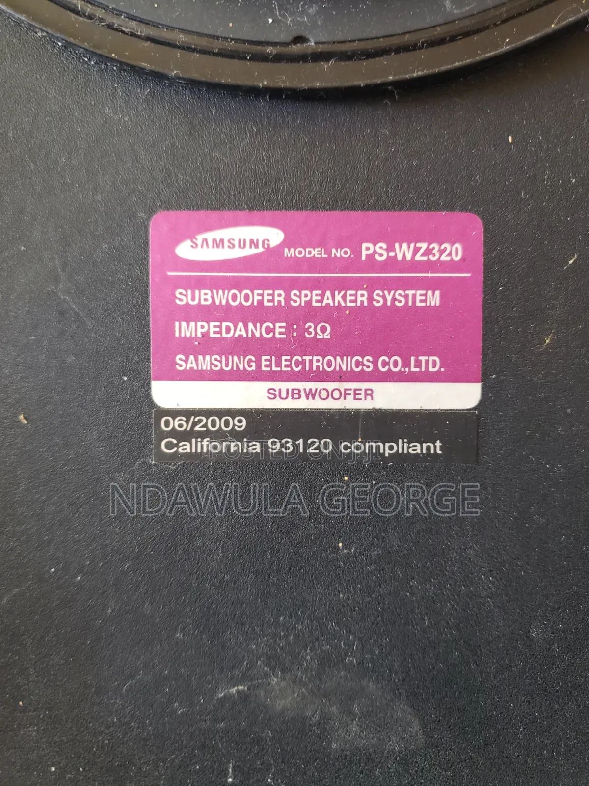 Samsung Sub Bass