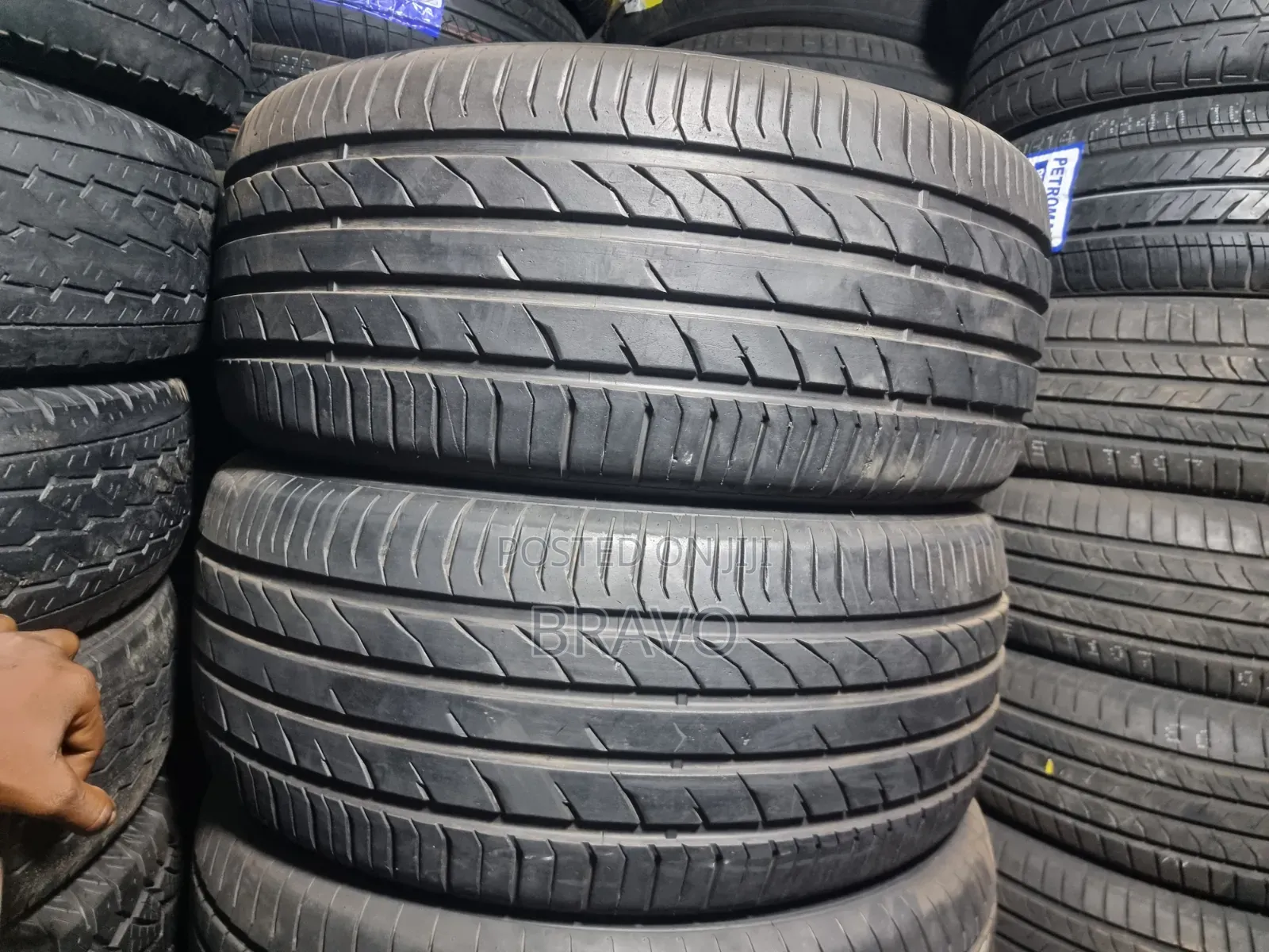 245/50r18 a Three Tyres in Good Condition.