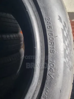 245/50r18 a Three Tyres in Good Condition.