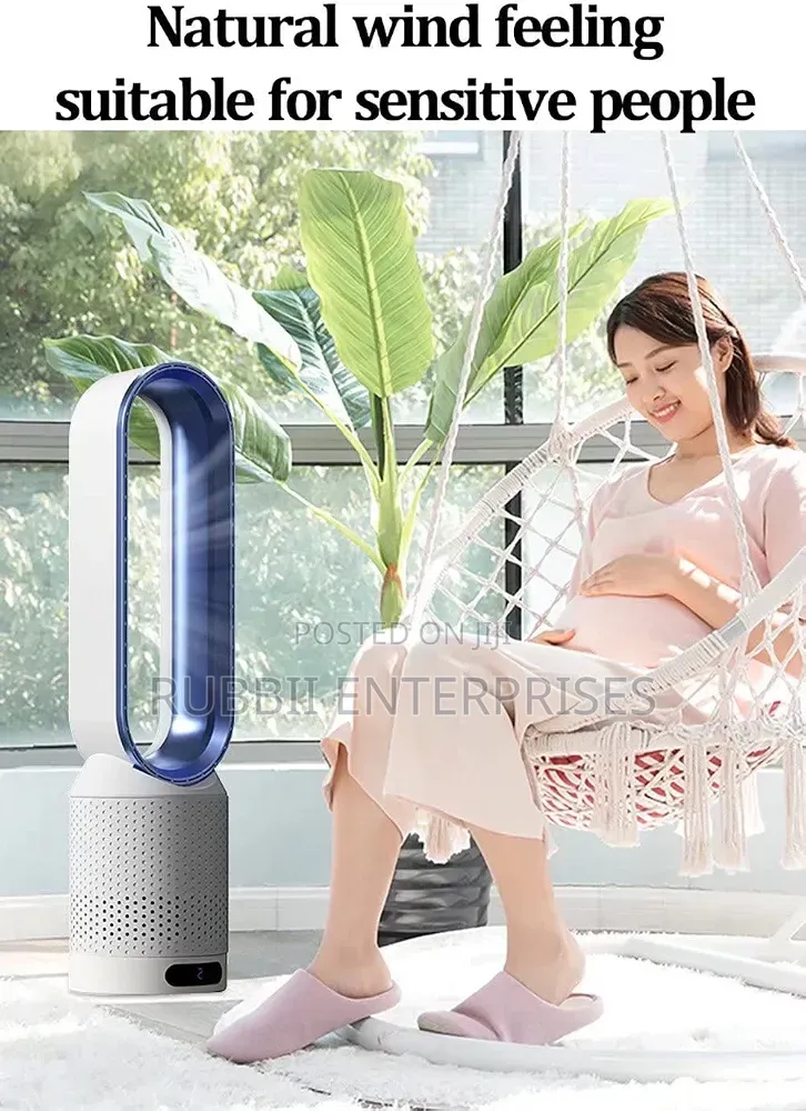 20-Inch Bladeless Cooling Tower Fan With Air Purification