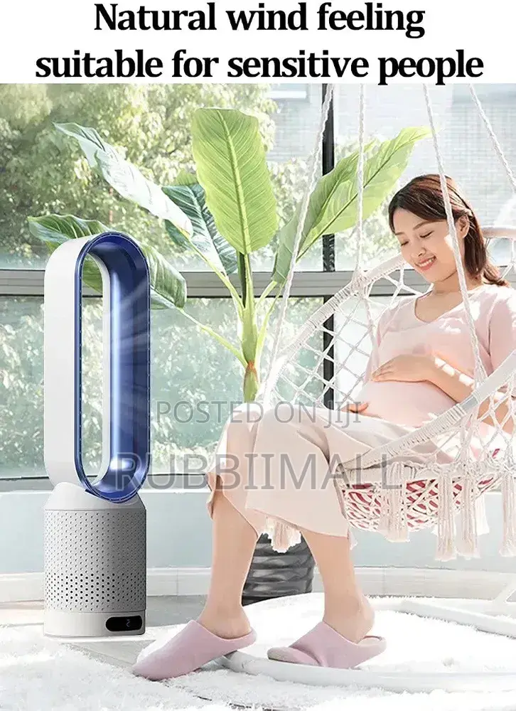 20-Inch Bladeless Cooling Tower Fan With Air Purification