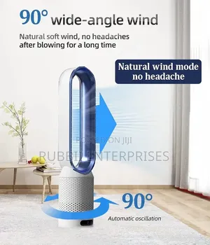 20-Inch Bladeless Cooling Tower Fan With Air Purification
