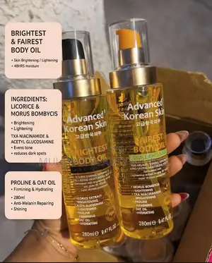 Advanced Korean Skin Radiance Glowing Body Oil