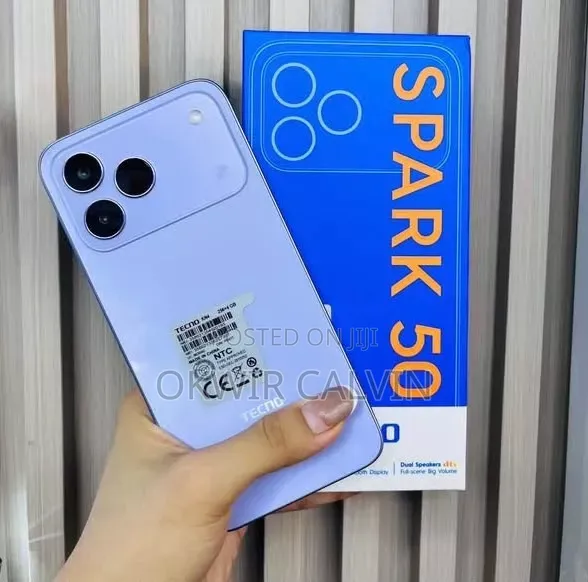 New Tecno Spark 50 128 GB Purple