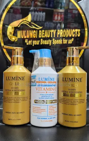 Lumine Face & Body Active Lightinening Lotions Gold, VitC,Carrot,HFCst