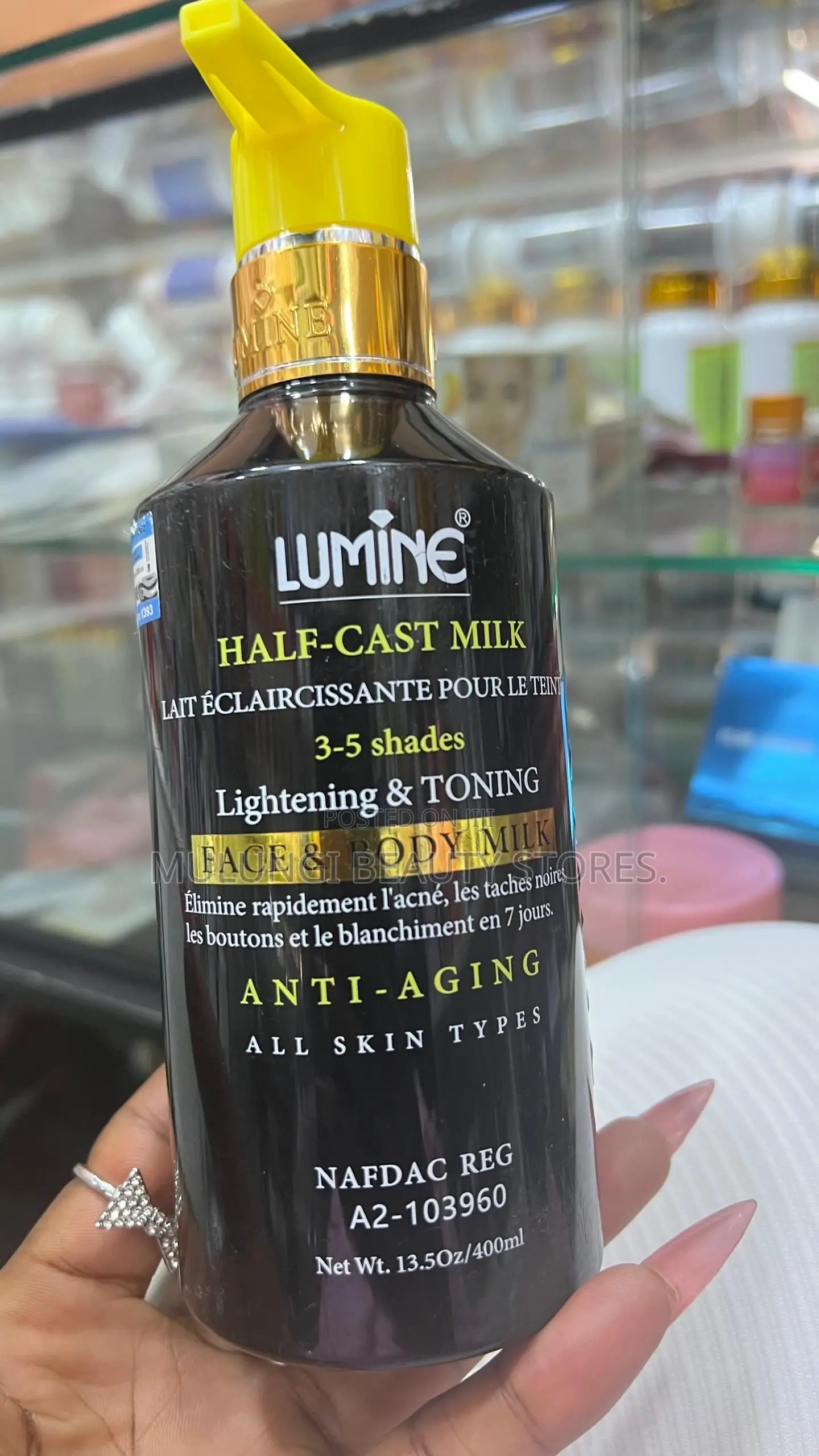 Lumine Face & Body Active Lightinening Lotions Gold, VitC,Carrot,HFCst