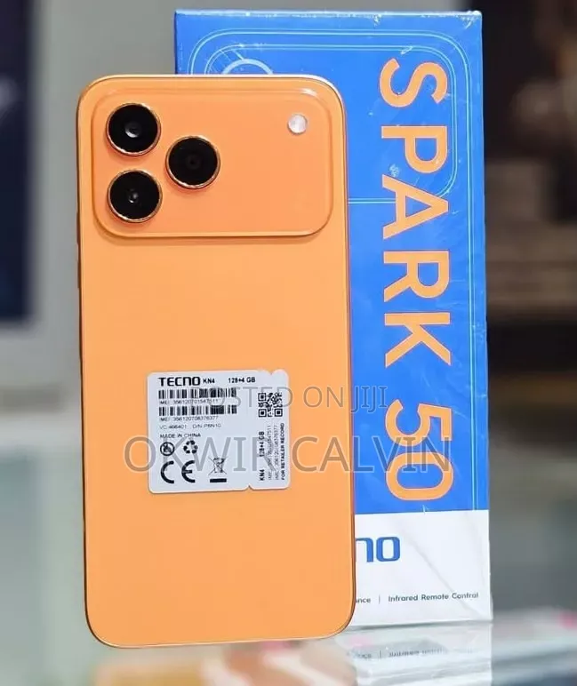 New Tecno Spark 50 128 GB Orange