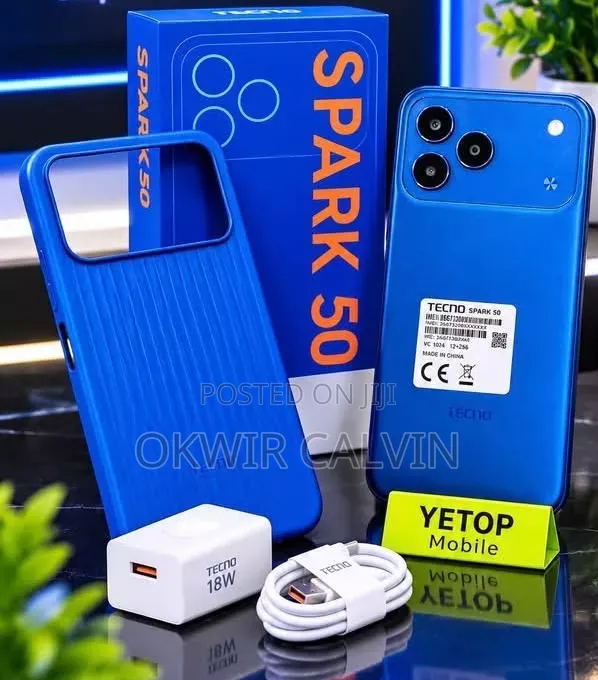 New Tecno Spark 50 128 GB Blue