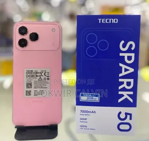 New Tecno Spark 50 128 GB Pink