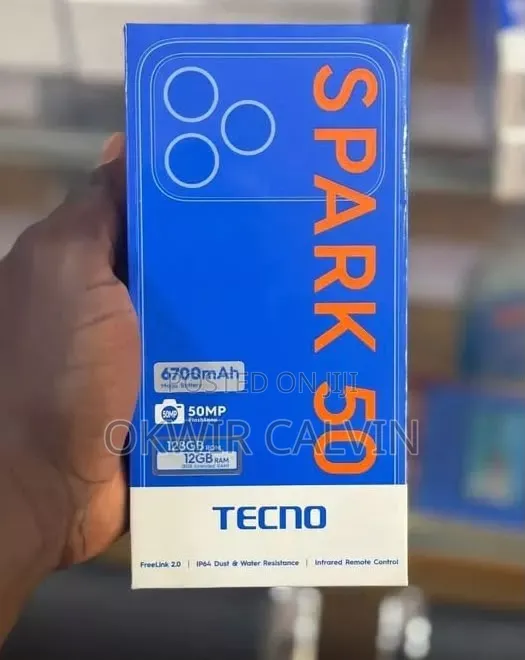New Tecno Spark 50 128 GB Blue