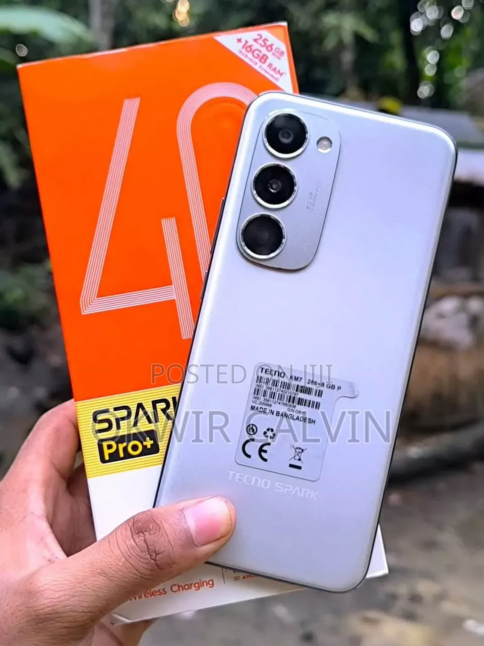 New Tecno Spark 40 Pro+ 256 GB Silver