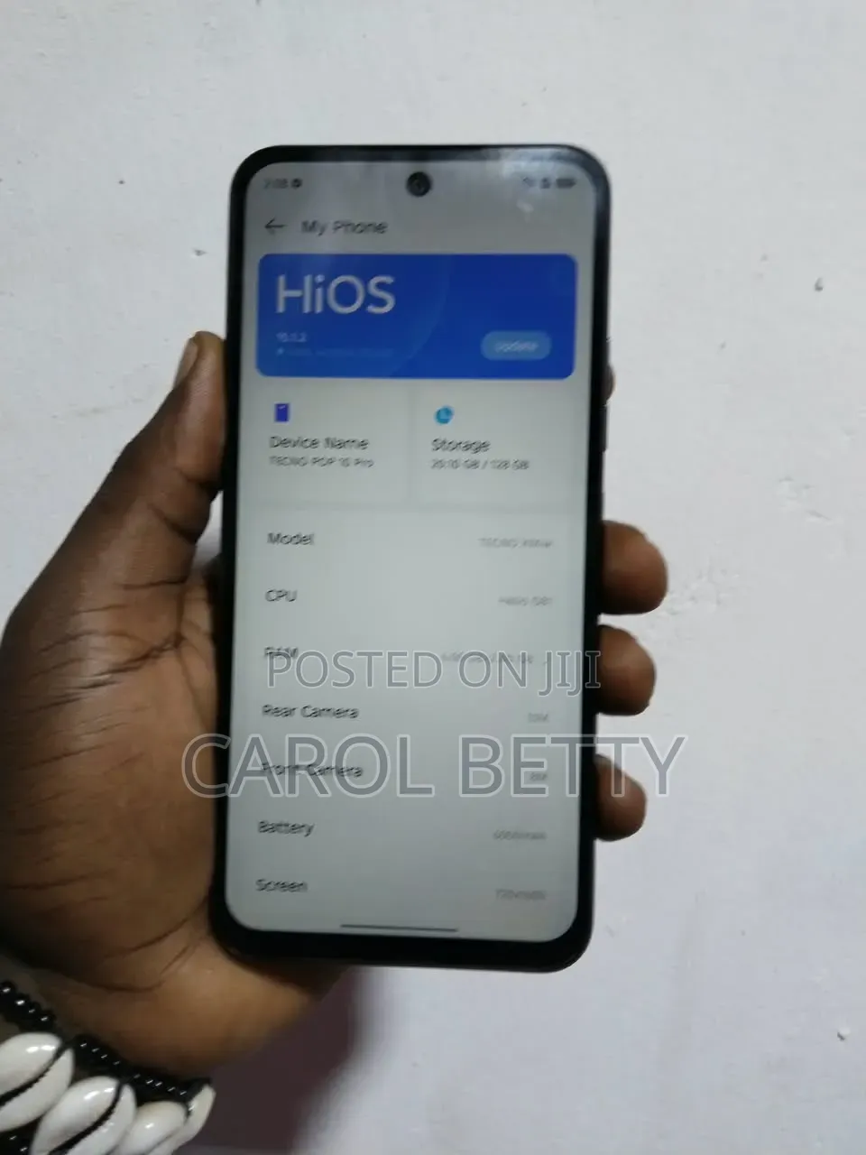 Tecno Pop 10 128 GB Black