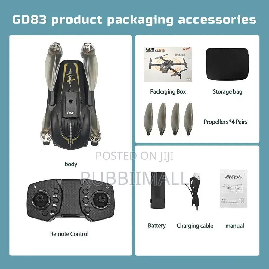 Global Drone GD83 Folding Drone (1080)