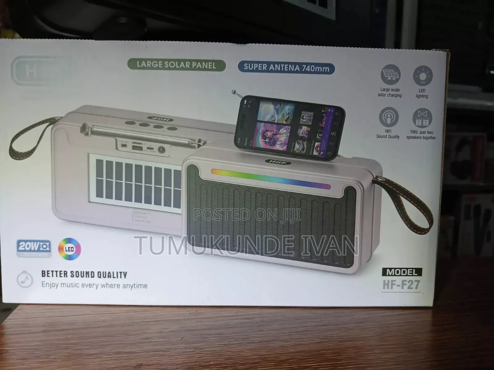Anchor Bluetooth Speaker With a Solar Panel