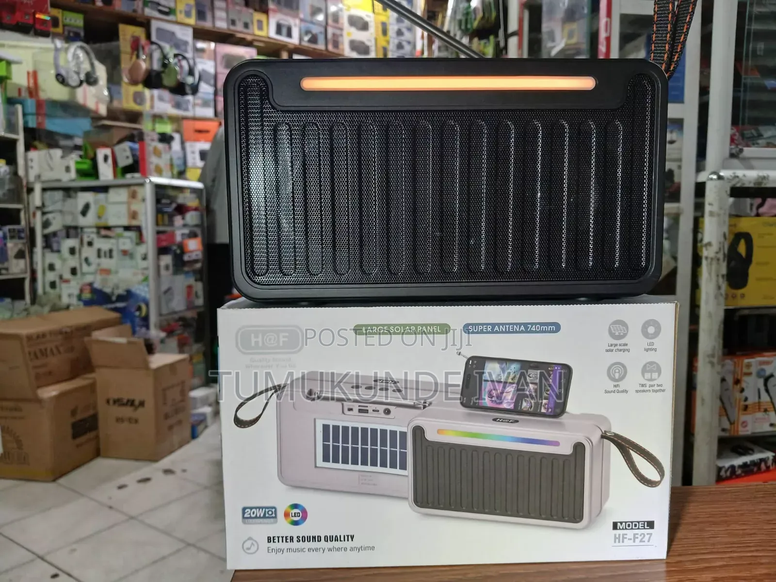 Anchor Bluetooth Speaker With a Solar Panel
