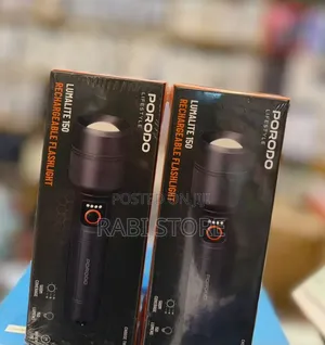 Porodo Lumalite Rechargeble Flashlight Torch