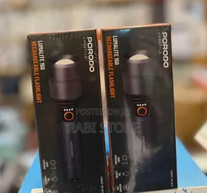 Porodo Lumalite Rechargeble Flashlight Torch
