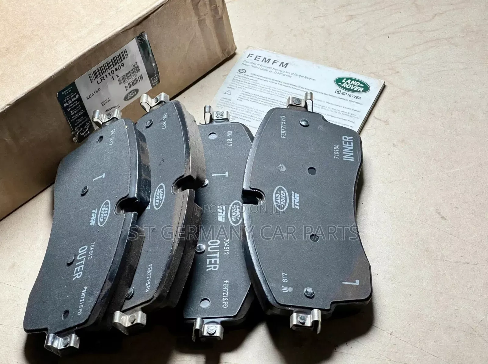 Front Brake Pads for Range Rover Sport
