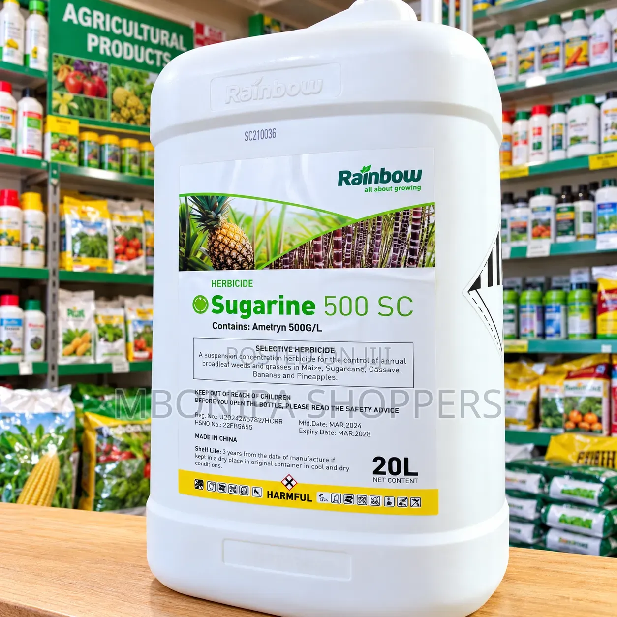 Rainbow Sugarine 500 SC Herbicide – 20L