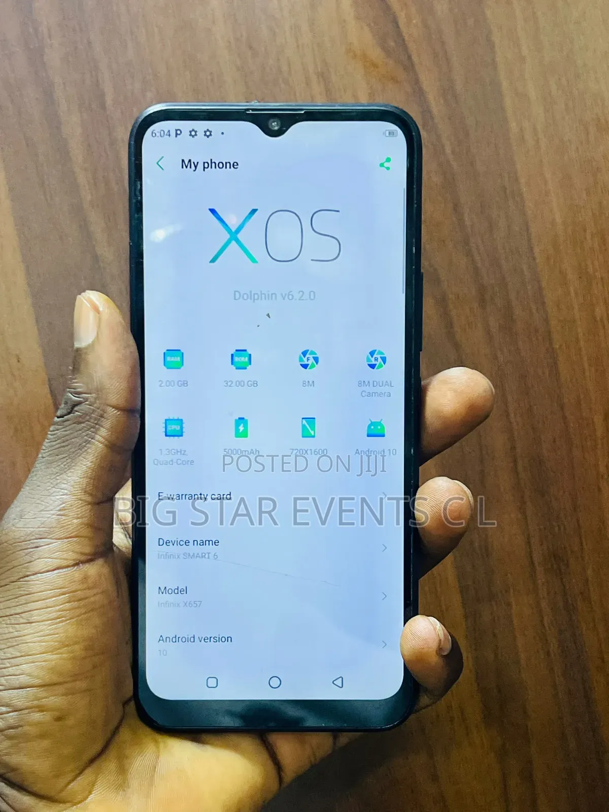 Infinix Smart 6 32 GB Black